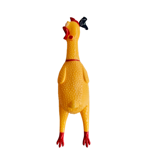 Juguete para perros con sonido en forma de pollo