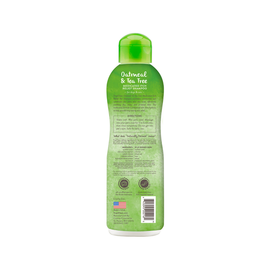 Shampoo medicado para el alivio de la comezón para perros y gatos