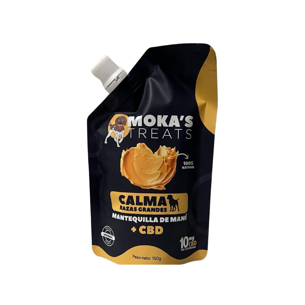 3 Pack mantequilla de maní + CBD - Razas grandes