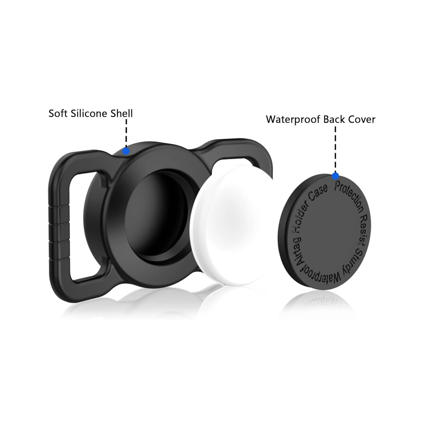 Apple AirTag + holder para perros y gatos