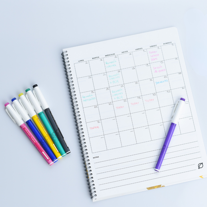 Cuaderno y Planificador DCRockets Carta