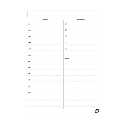 Cuaderno y Planificador DCRockets Carta