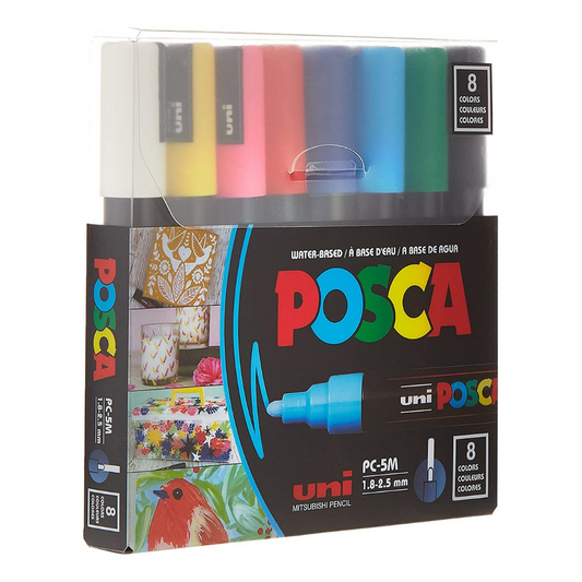 Set de 8 Marcadores Posca PC-5M