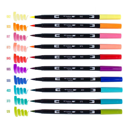 Marcadores Tombow Dual Brush Retro