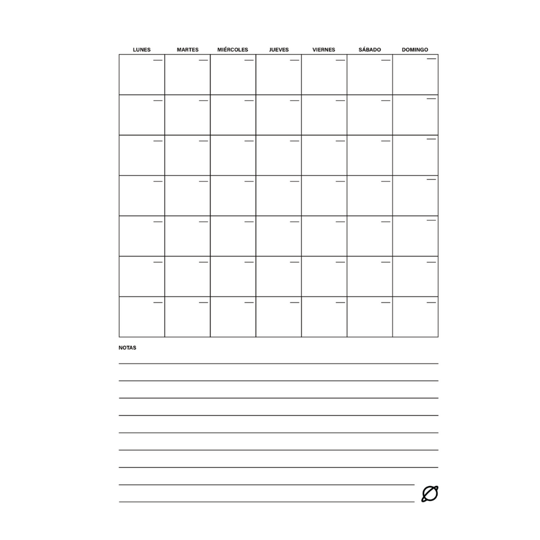Cuaderno y Planificador DCRockets Carta