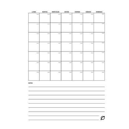 Cuaderno y Planificador DCRockets Carta
