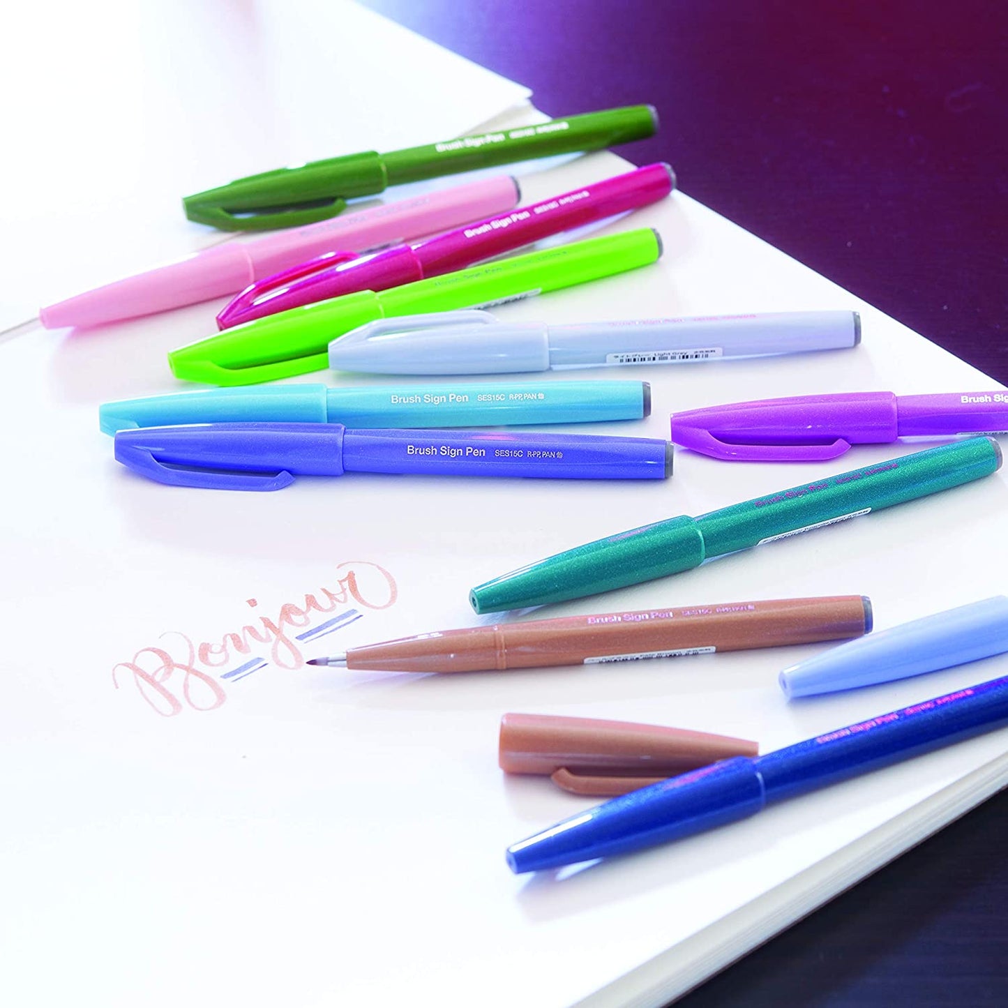 Marcadores Pentel Sign Brush 12 Unidades