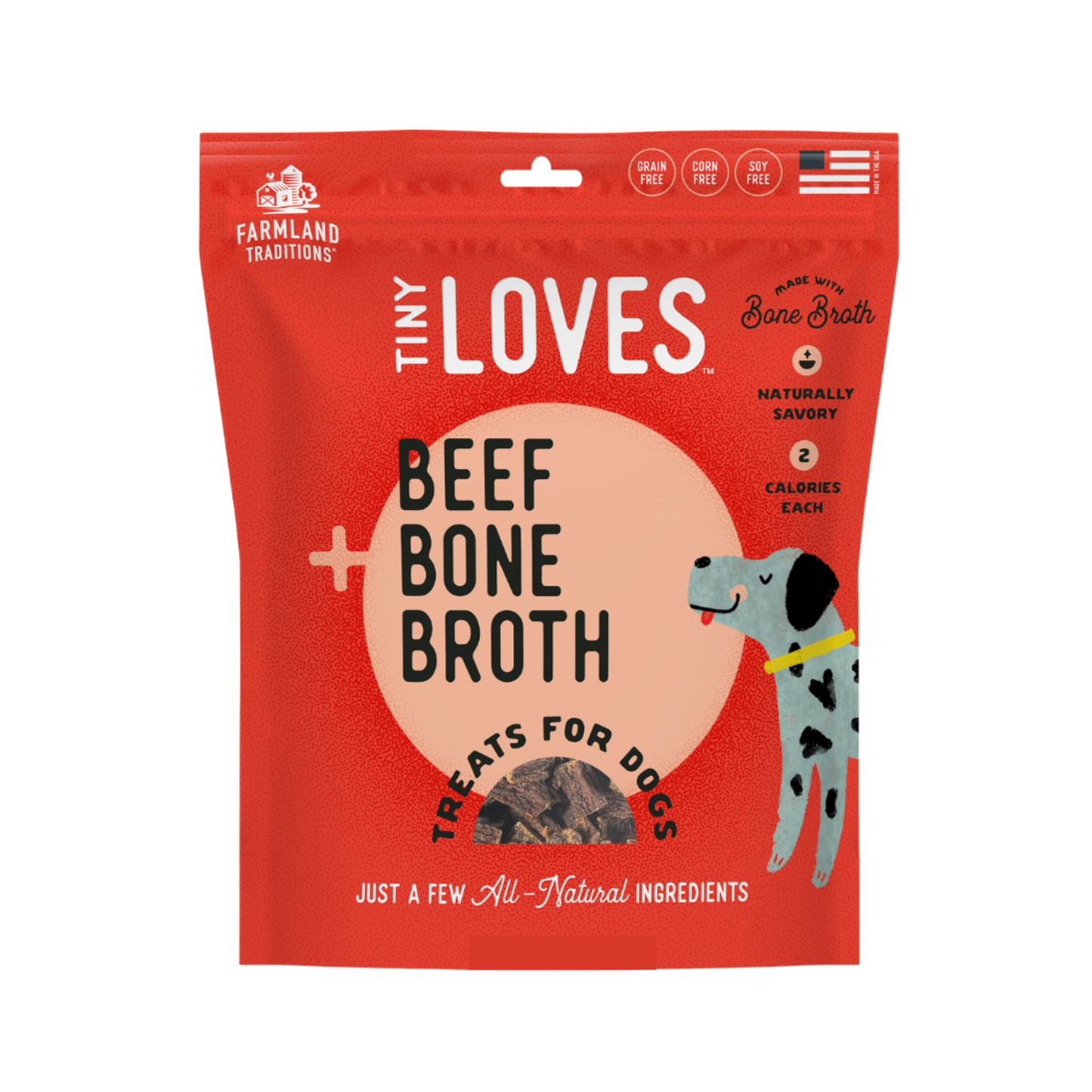 Premios para perros Tiny Loves - Beef Bone Broth