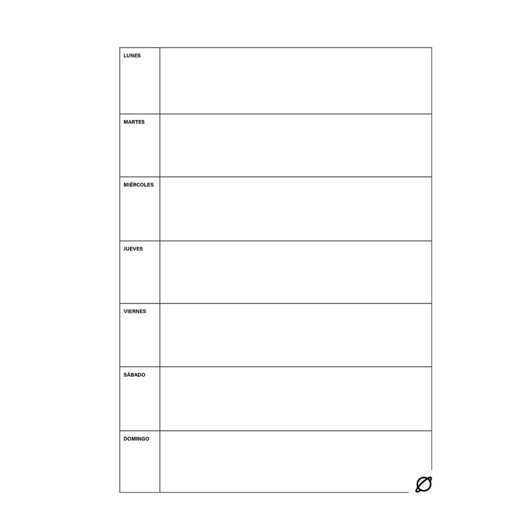 Cuaderno y Planificador DCRockets Carta