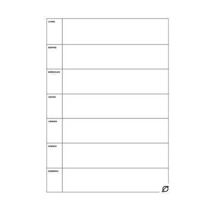 Cuaderno y Planificador DCRockets Carta